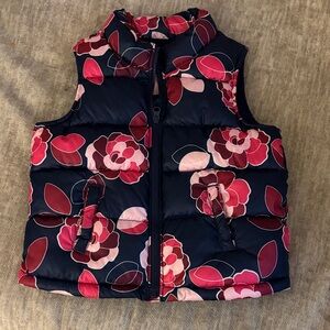 Old Navy Floral Patterned Vest